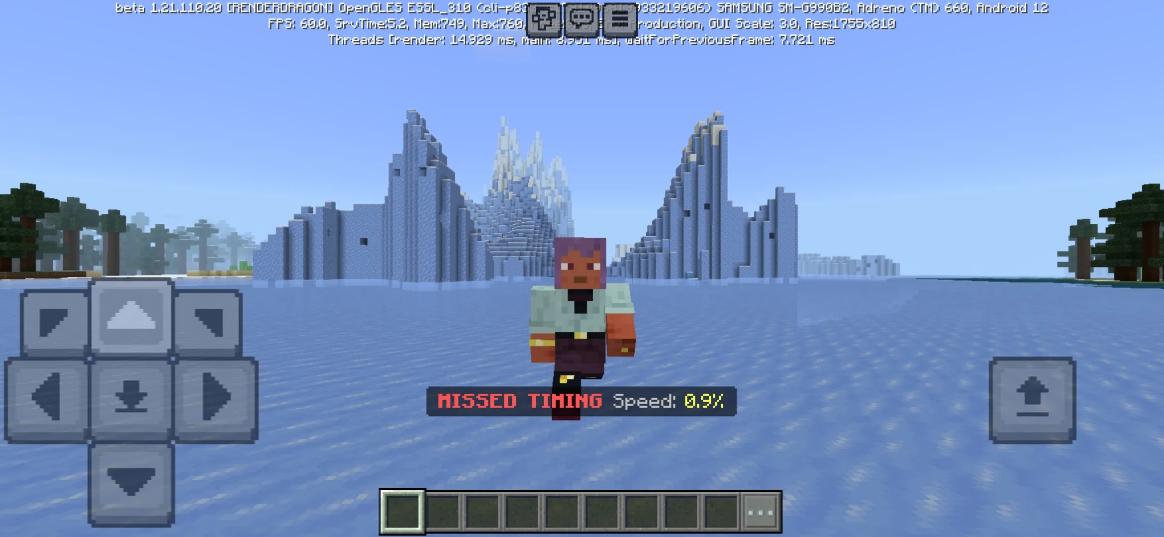 Missed from CS Bunny Hop Mod for Minecraft PE