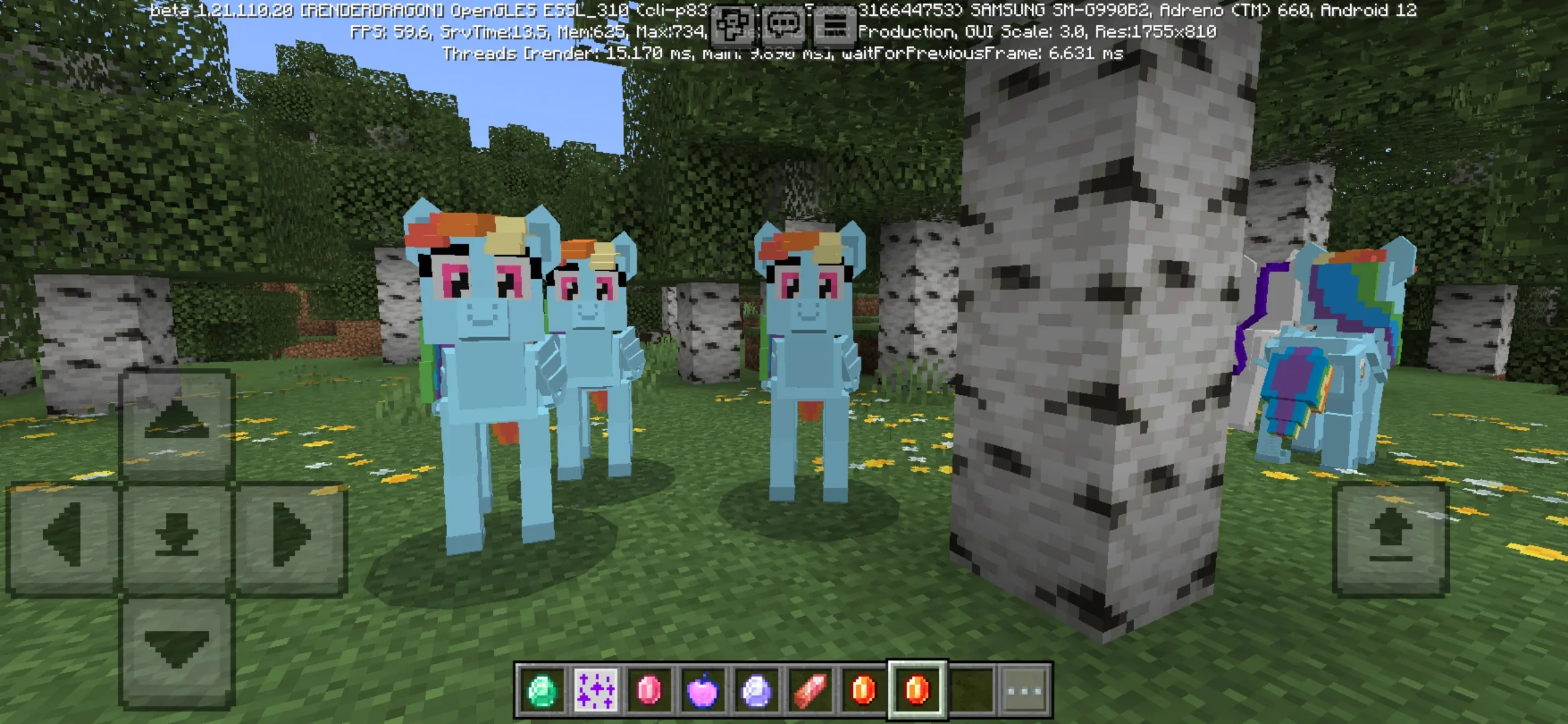 Mobs from My Little Pony Mod for Minecraft PE