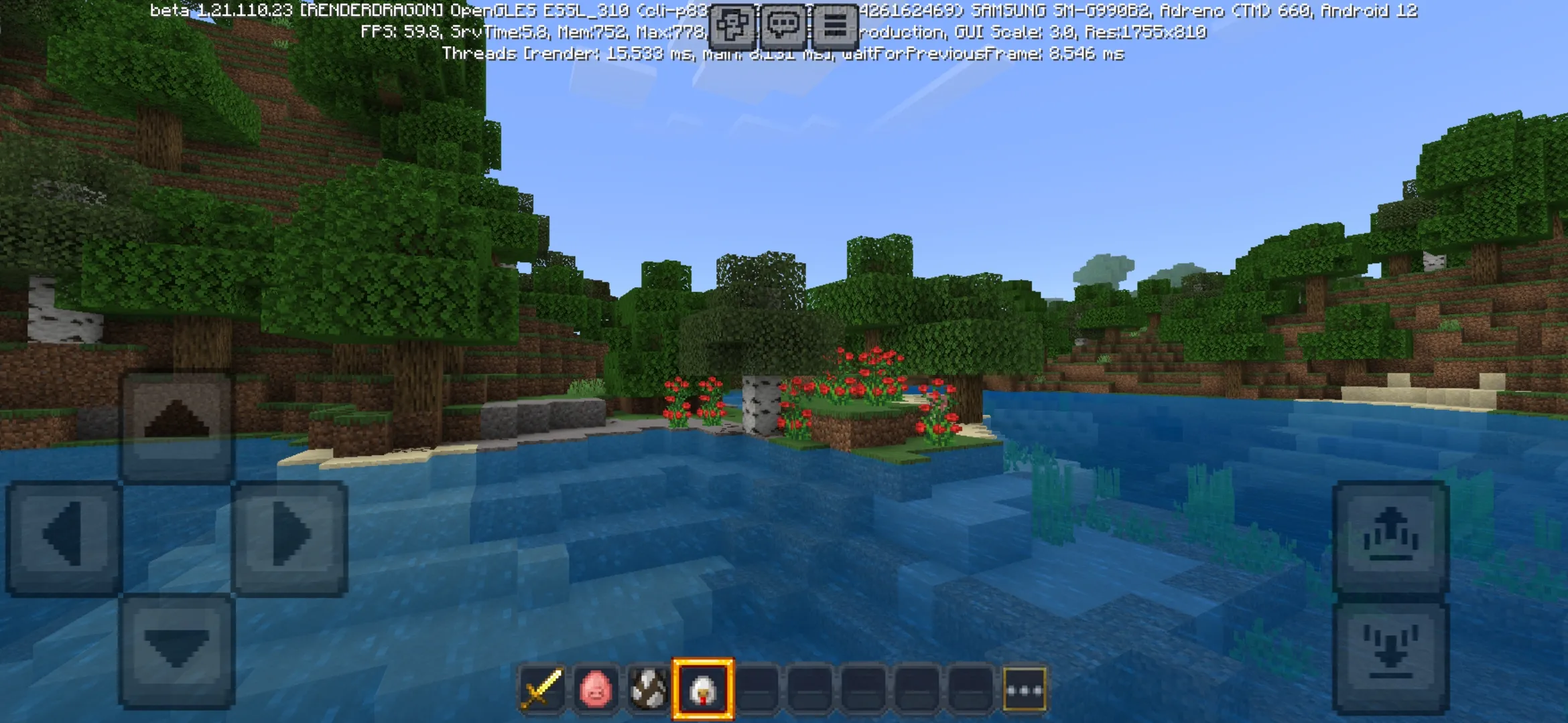 Nature from Burger Drive Texture Pack for Minecraft PE