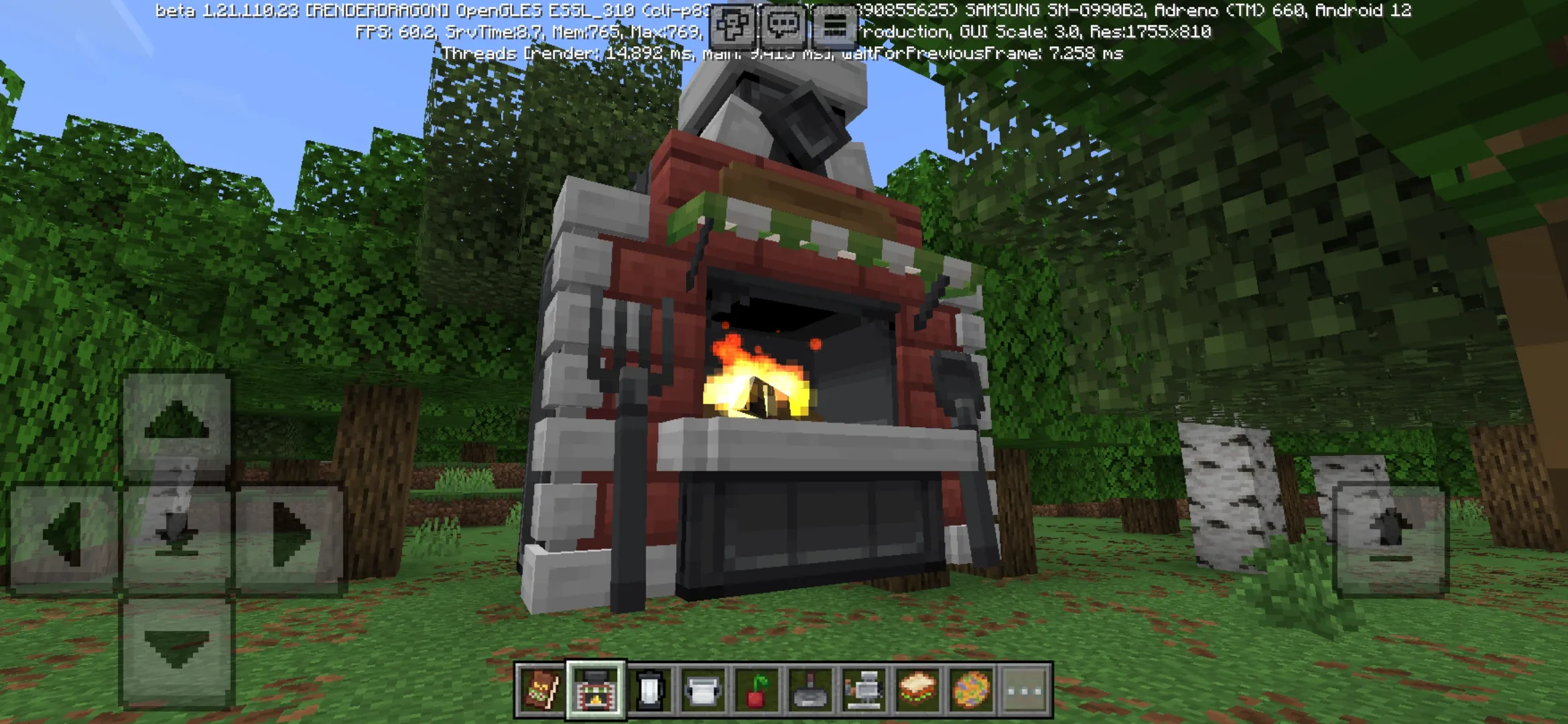 Oven from Cooking Mod for Minecraft PE