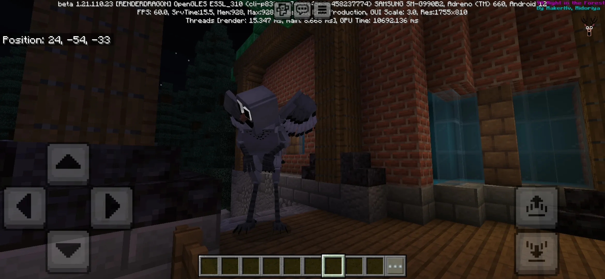 Owl from 99 Night Forest Map for Minecraft PE