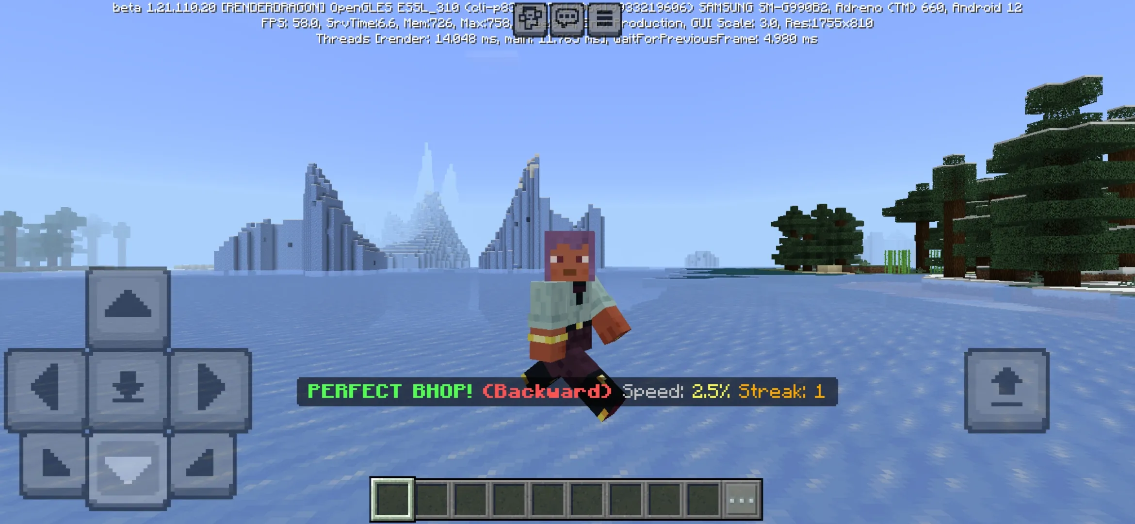 Perfect from CS Bunny Hop Mod for Minecraft PE