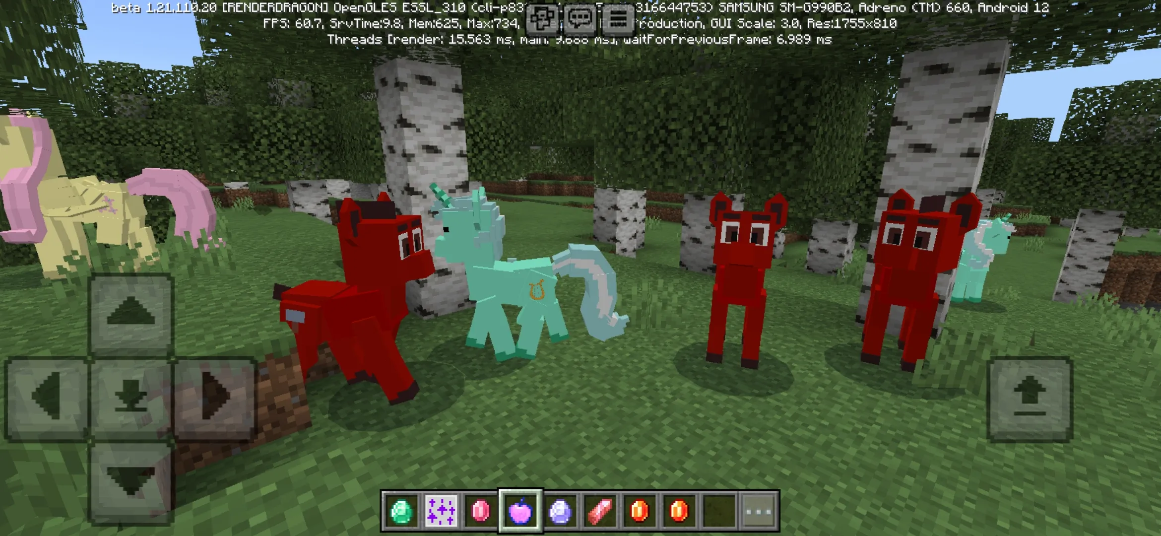 Pony from My Little Pony Mod for Minecraft PE