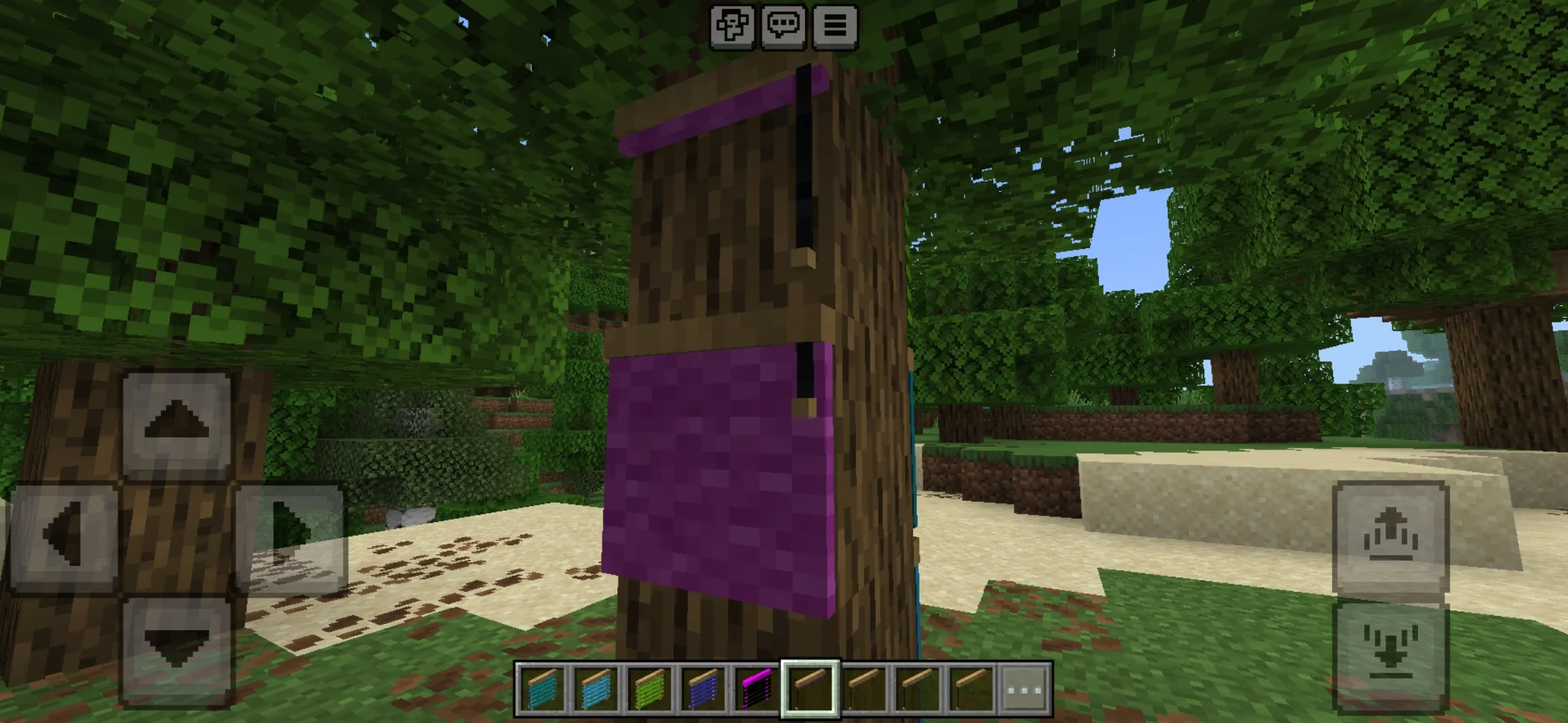 Purple from Blinds Mod for Minecraft PE