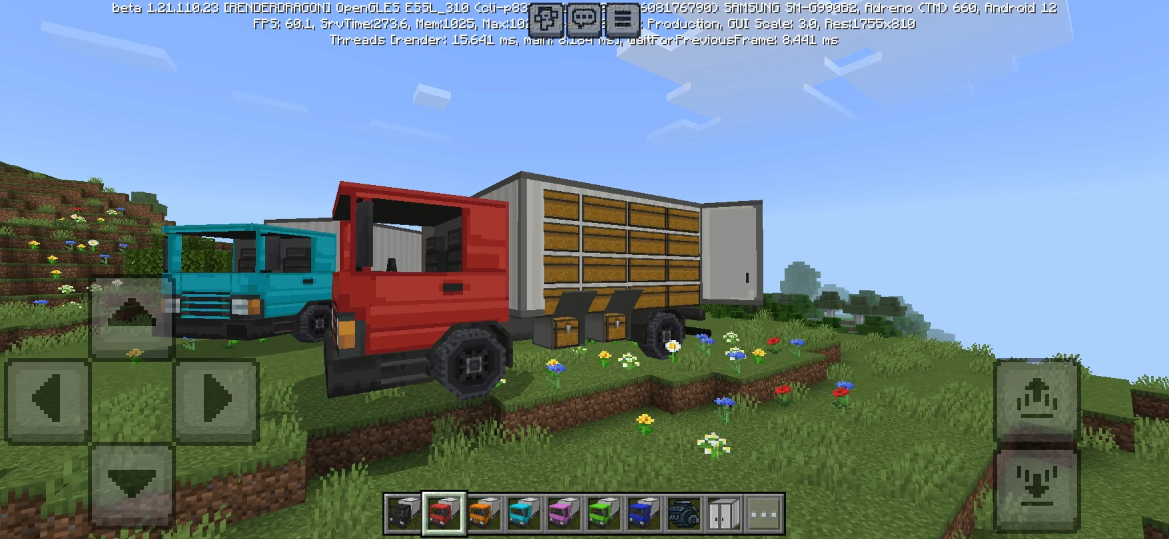Red from Truck Mod for Minecraft PE