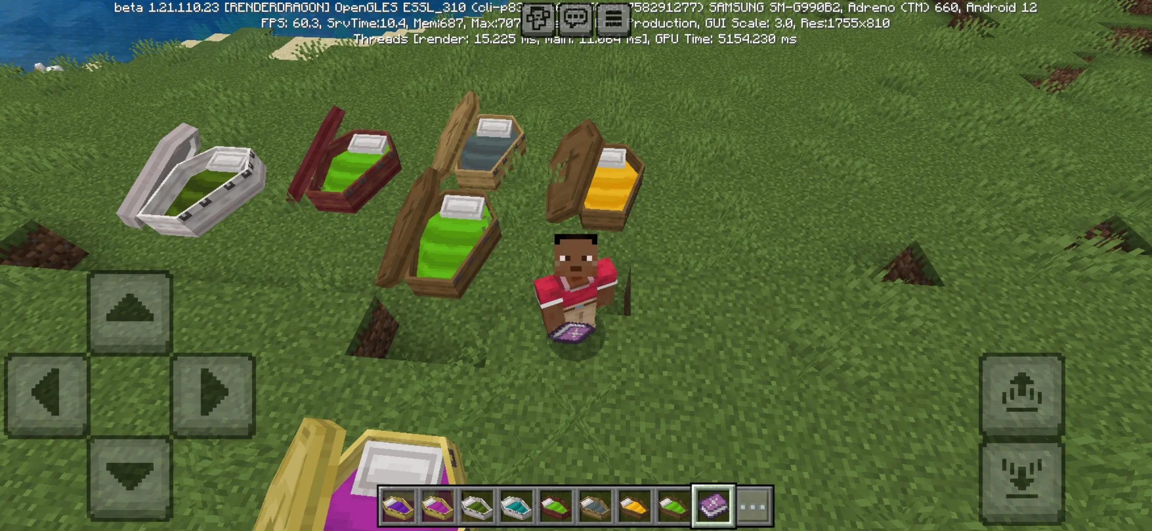 Sleeping Coffins Mod for Minecraft PE