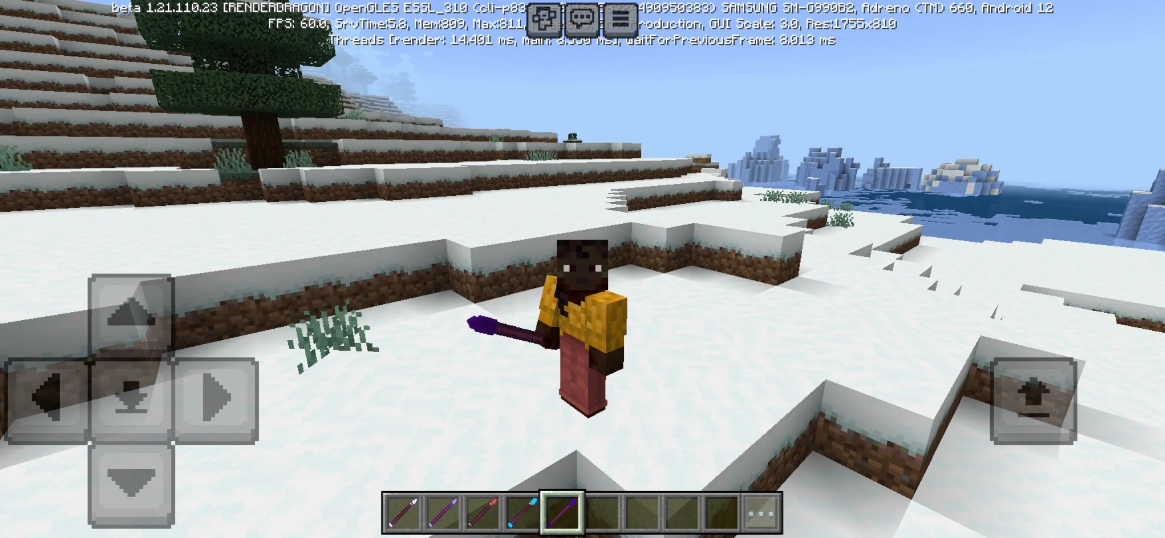 Spears Mod for Minecraft PE