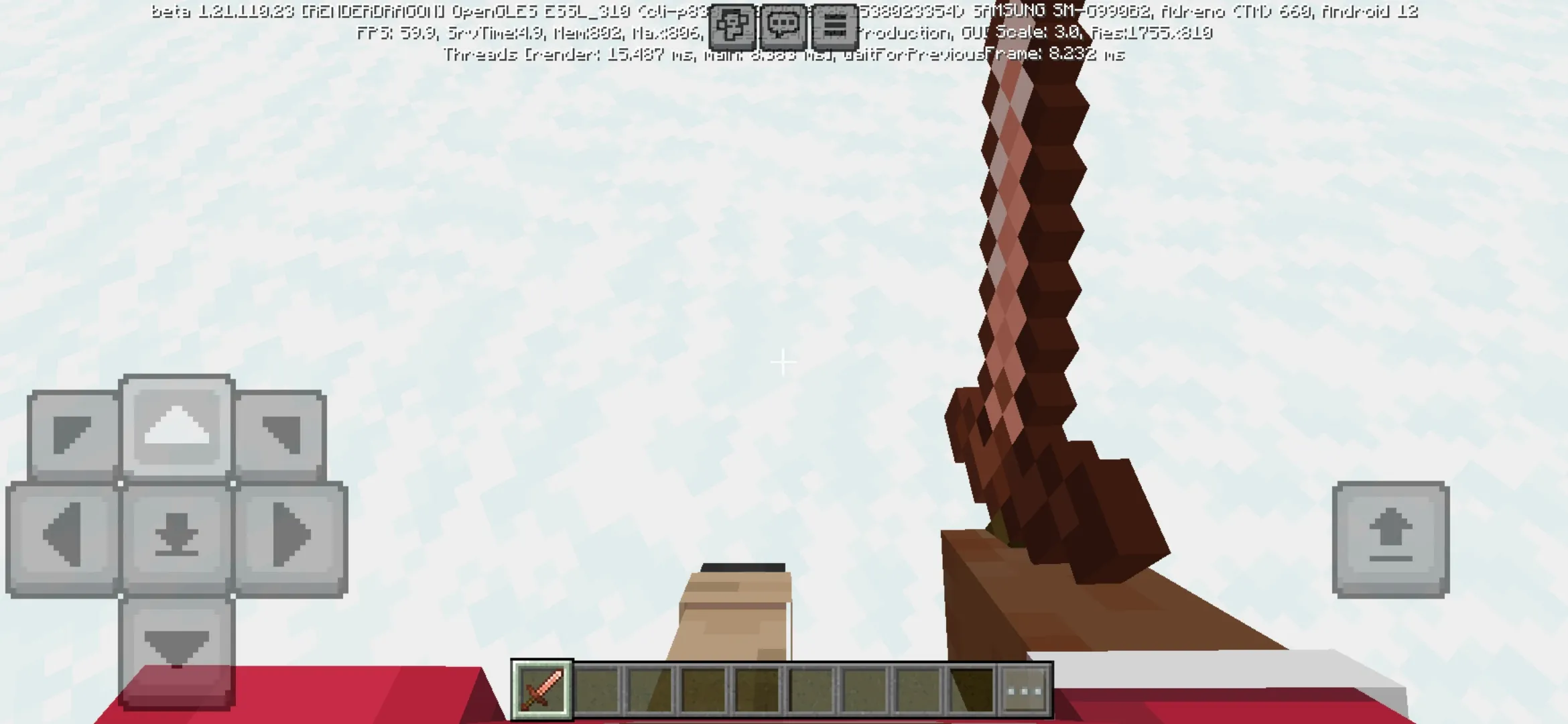 Sword from First Person View Mod for Minecraft PE