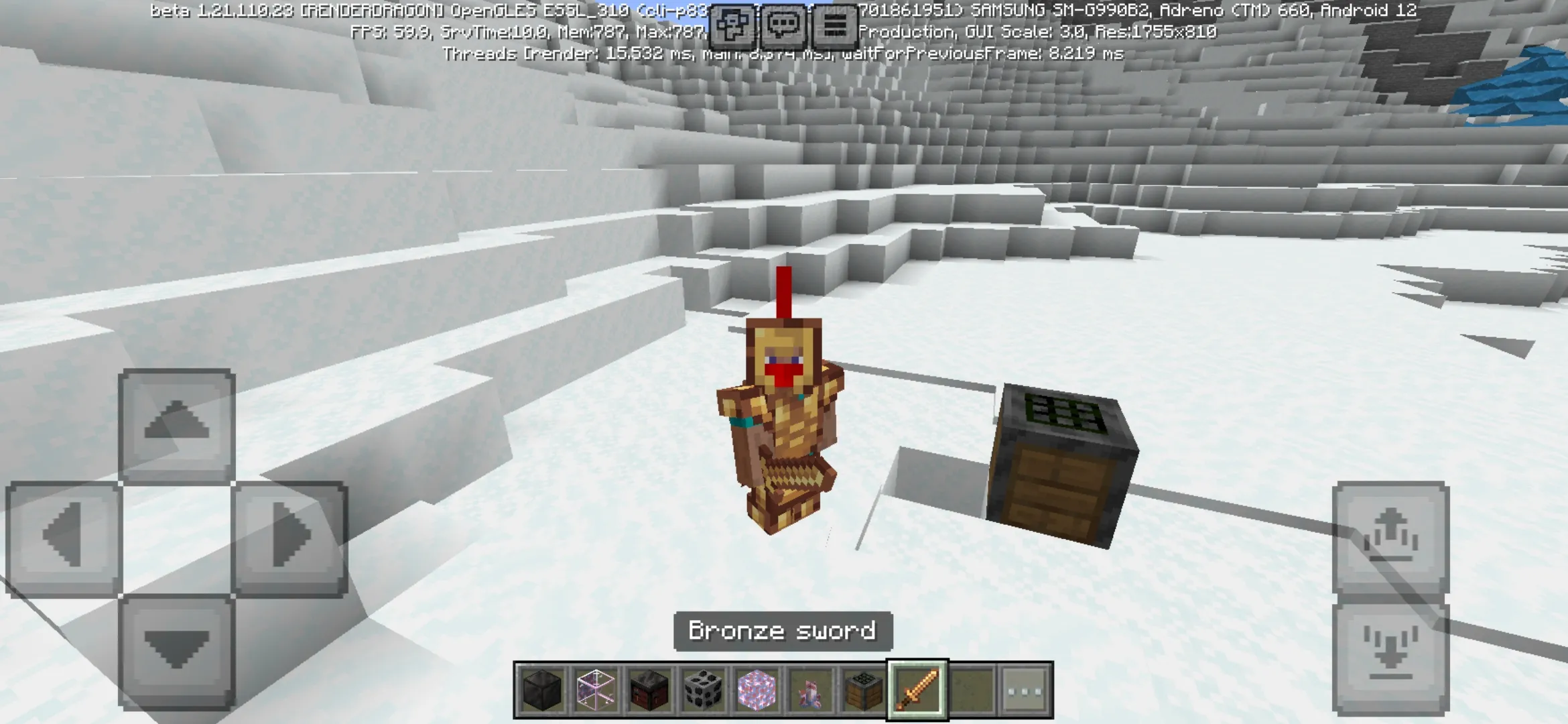 Sword from Metallurgy Mod for Minecraft PE