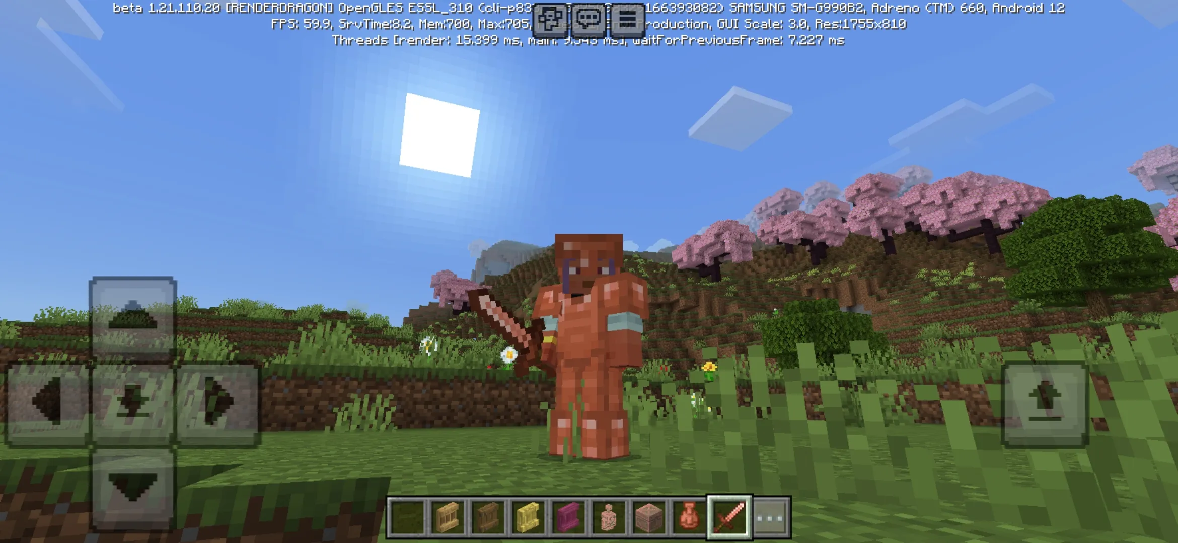 Sword from Minecraft 1.21