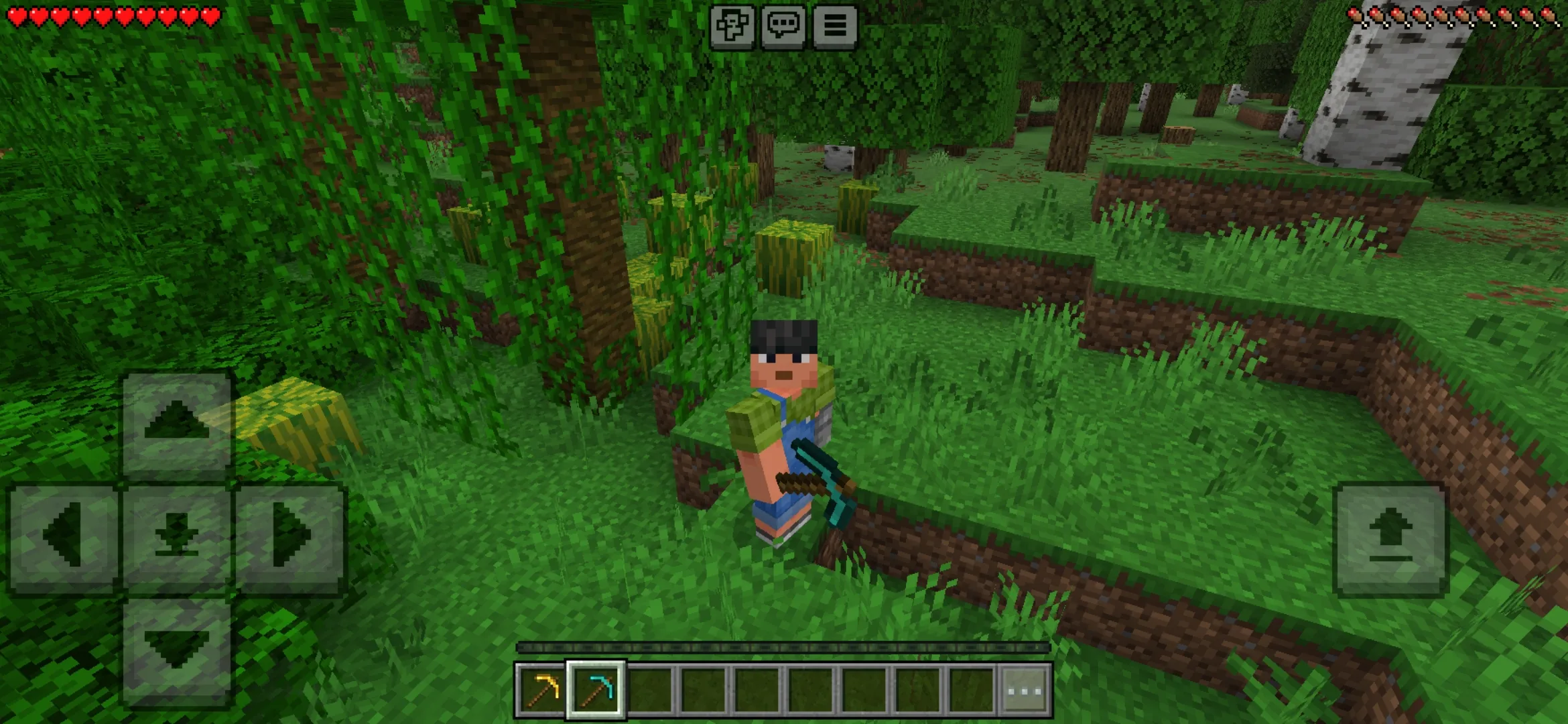 Tools from Falling Tree Mod for Minecraft PE