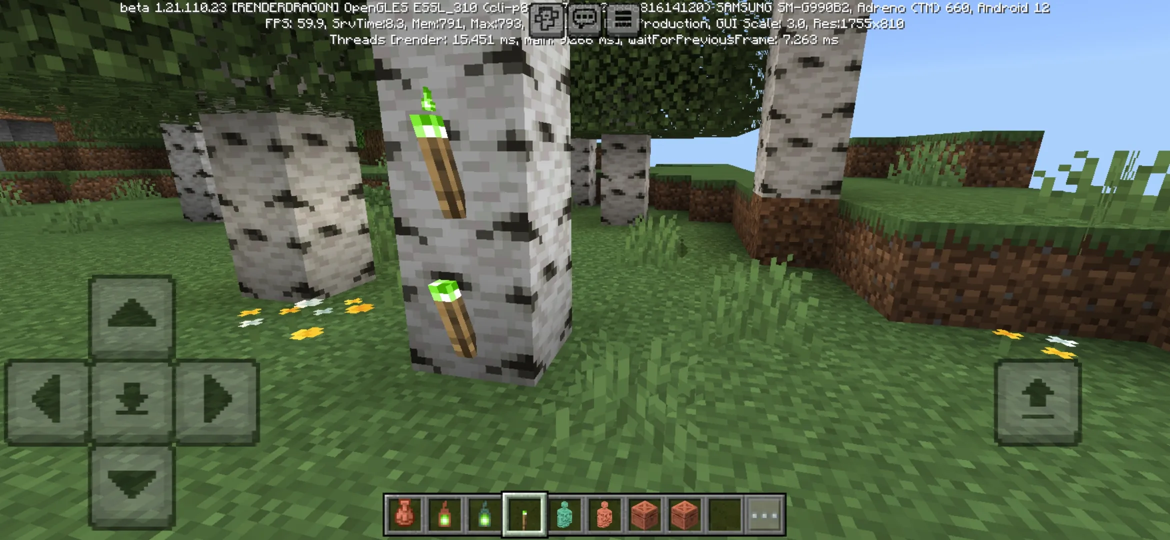 Torch from Minecraft PE 1.21