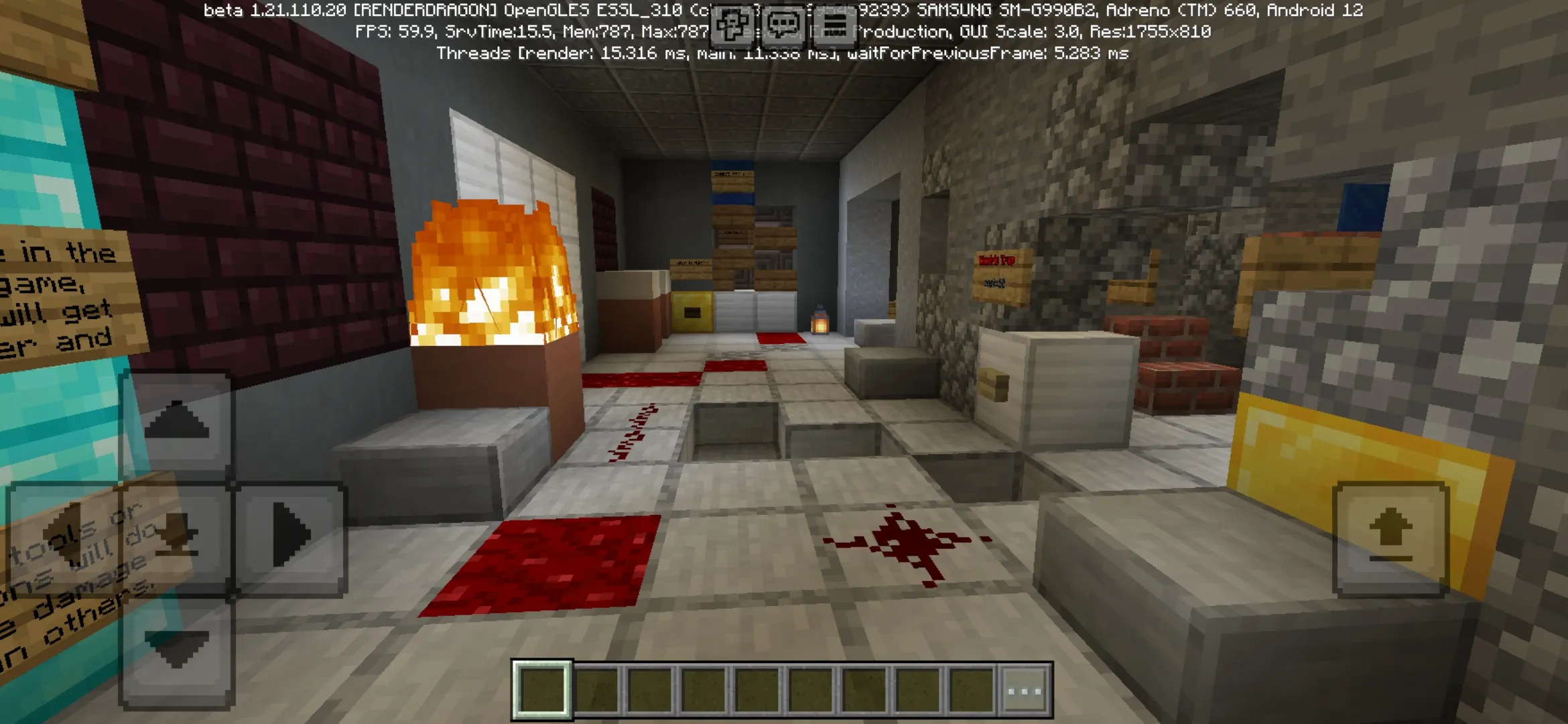Training from Der Riese Map for Minecraft PE