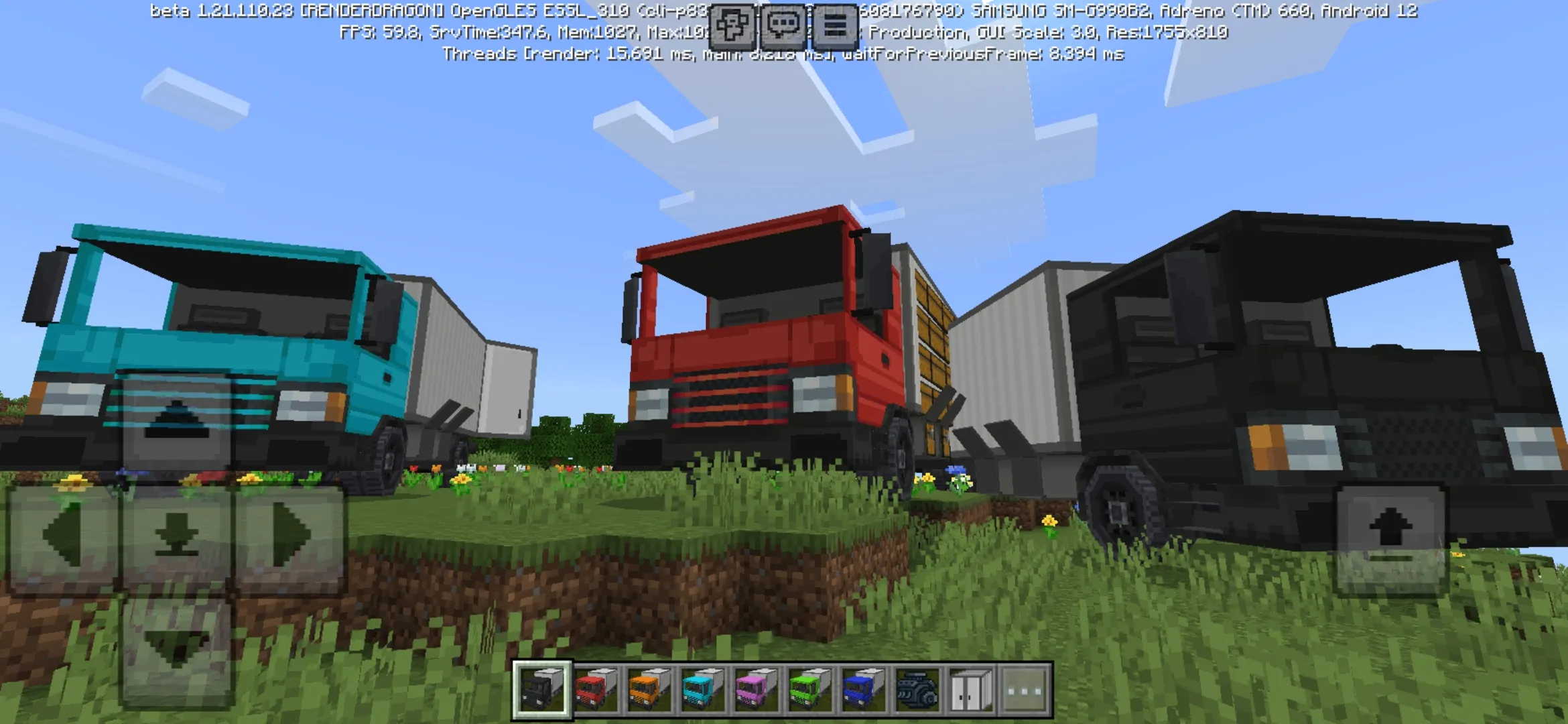 Truck Mod for Minecraft PE