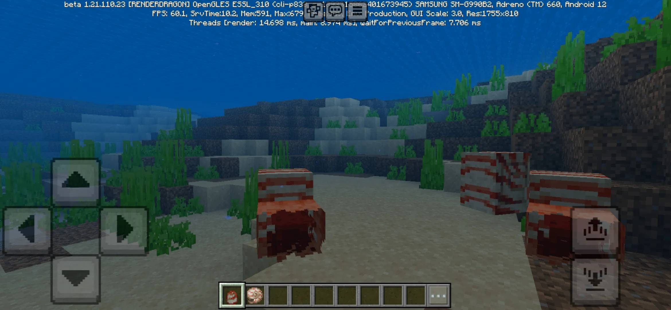 Underwater from Nautilus Mod for Minecraft PE