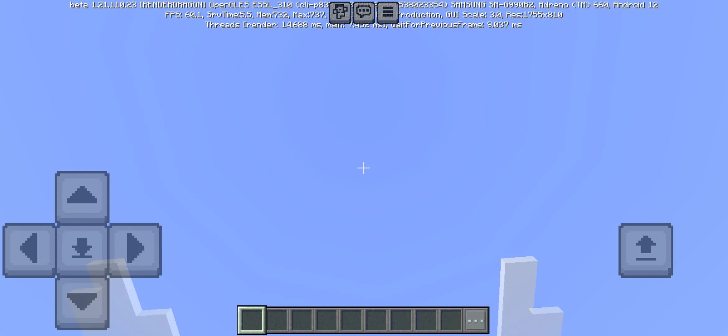 Up from First Person View Mod for Minecraft PE