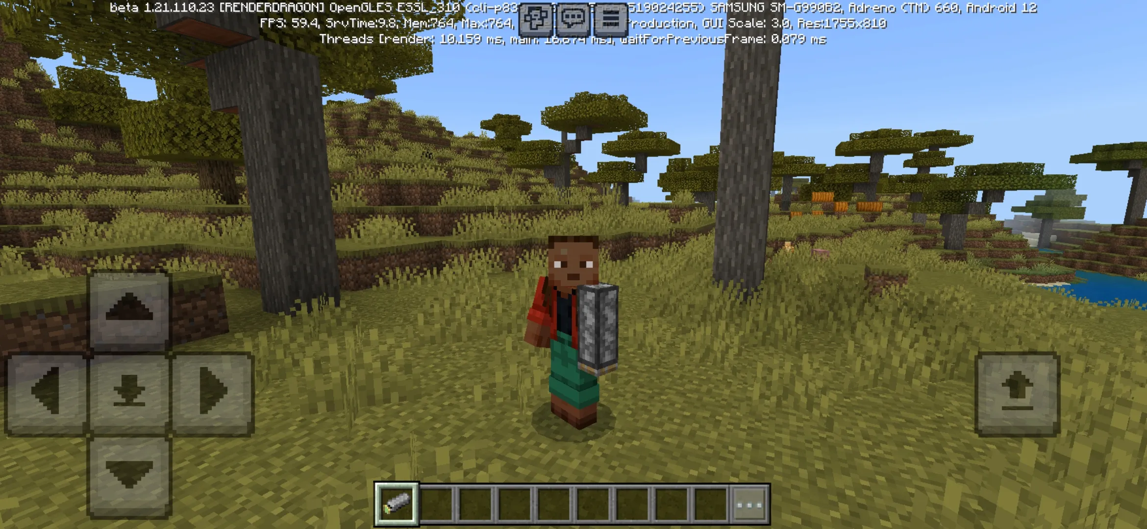 Weapon from Piston Arm Mod for Minecraft PE