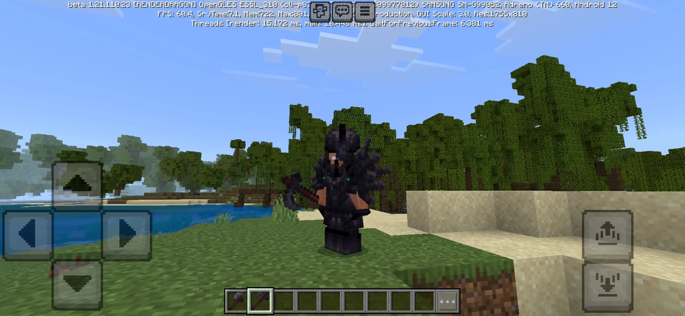 Weapon from Steel Mod for Minecraft PE