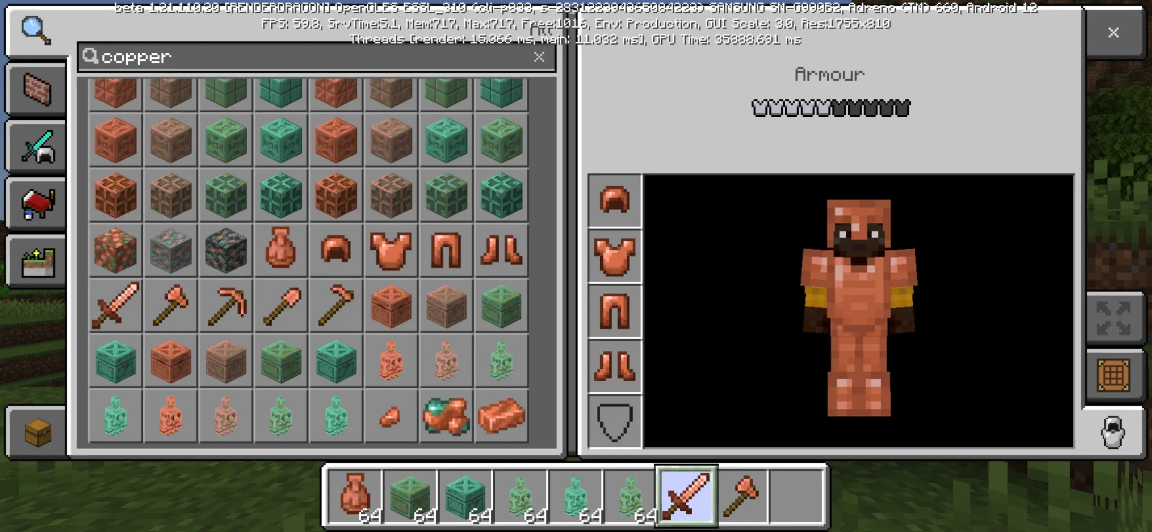 Armor from Minecraft 1.21