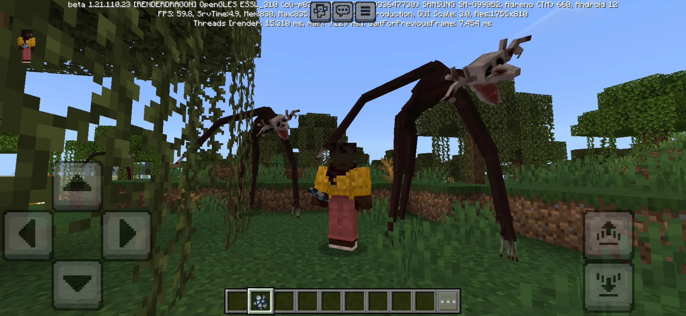 Be Careful from Skinwalker Mod for Minecraft PE