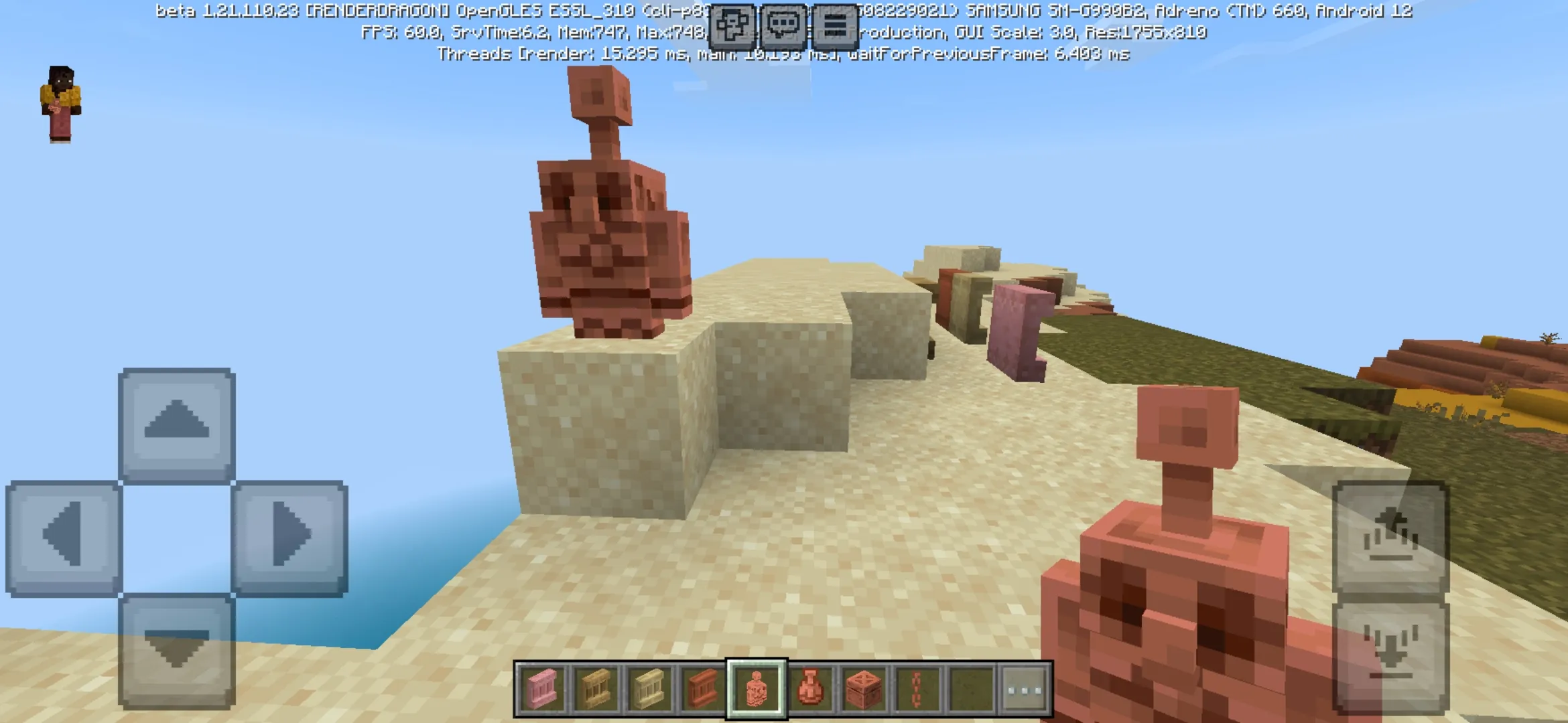 Copper Statue from Minecraft 1.21