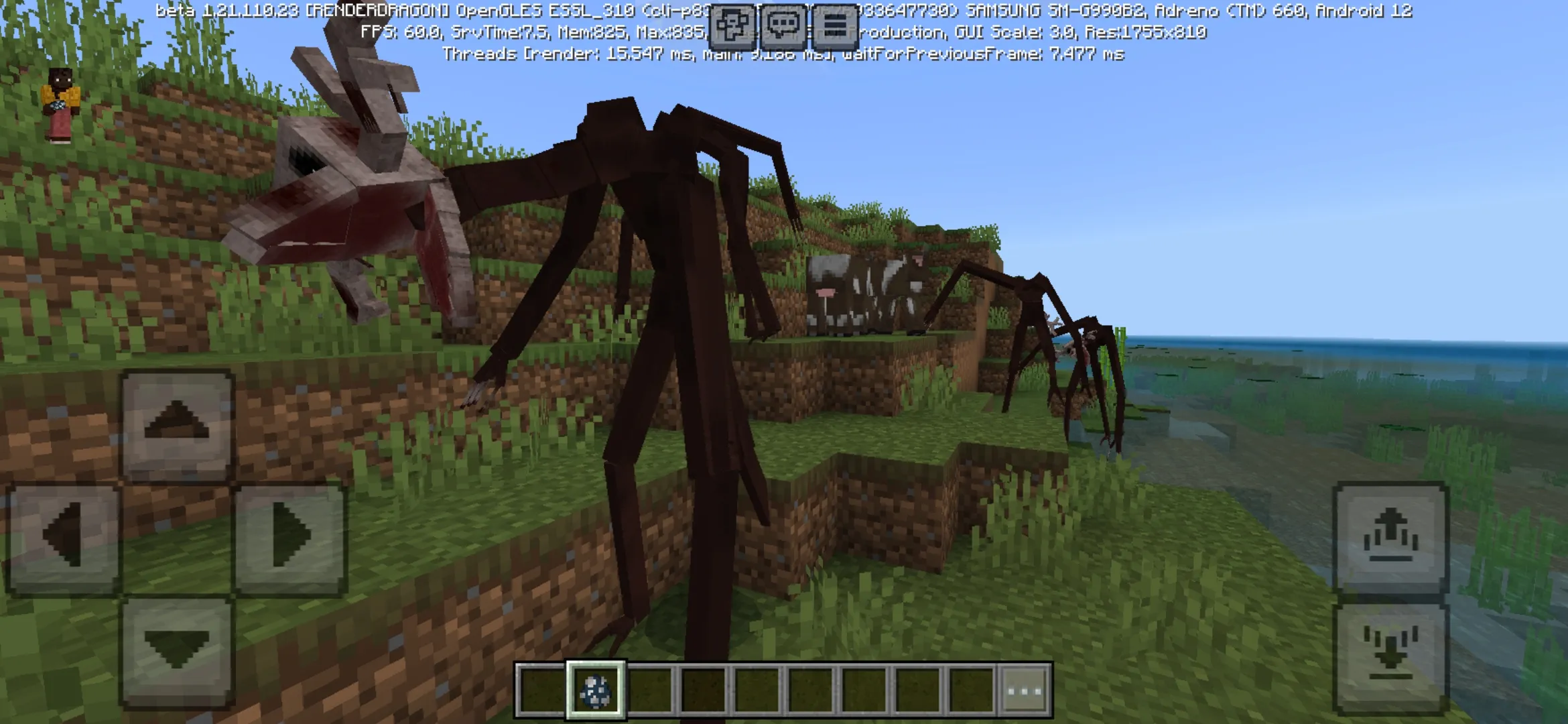 Creepy from Skinwalker Mod for Minecraft PE
