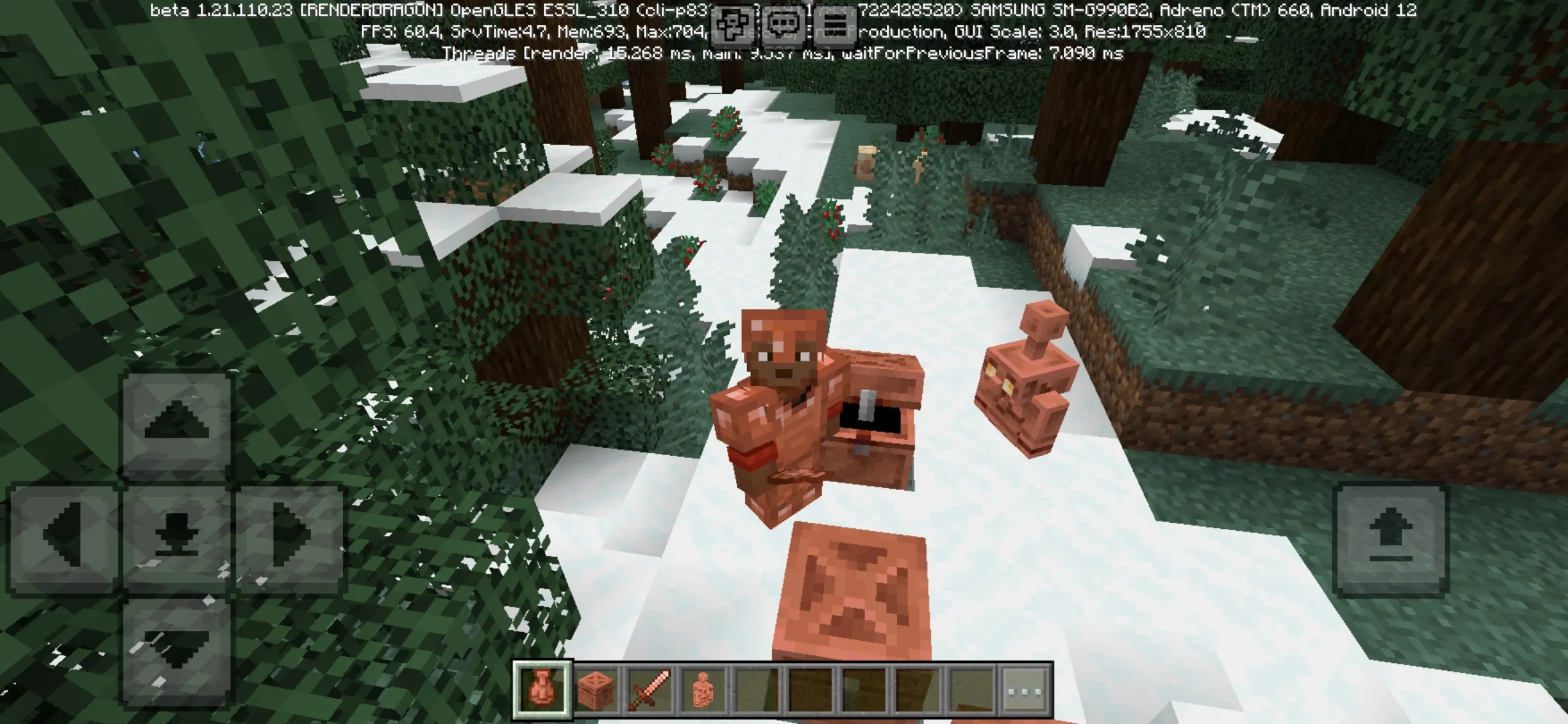 Golem from Minecraft PE 1.21
