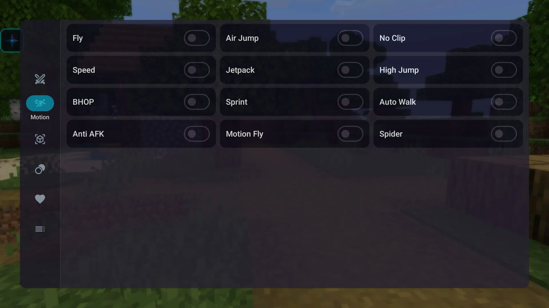 Movement from client nova from Minecraft PE 1.21