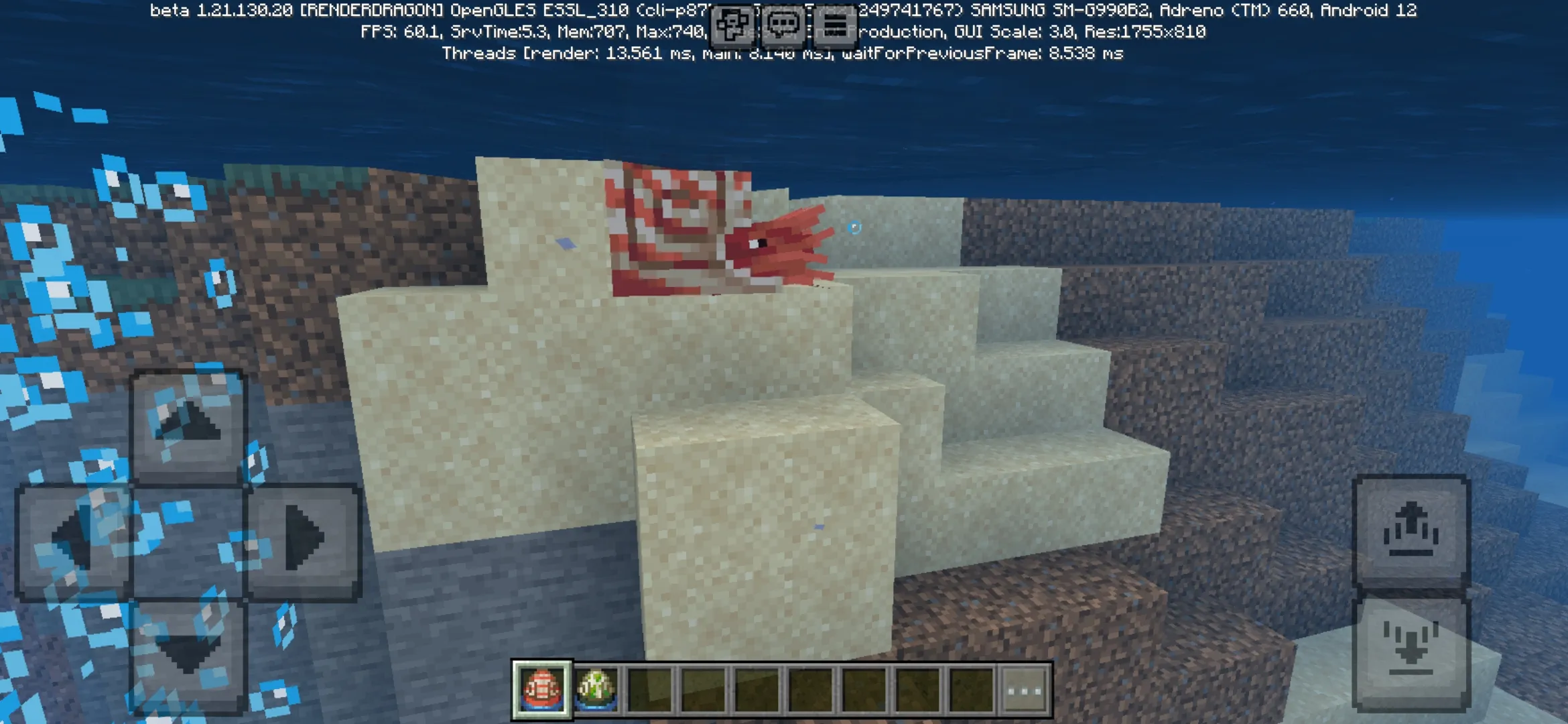 Nautilus from Minecraft PE 1.21