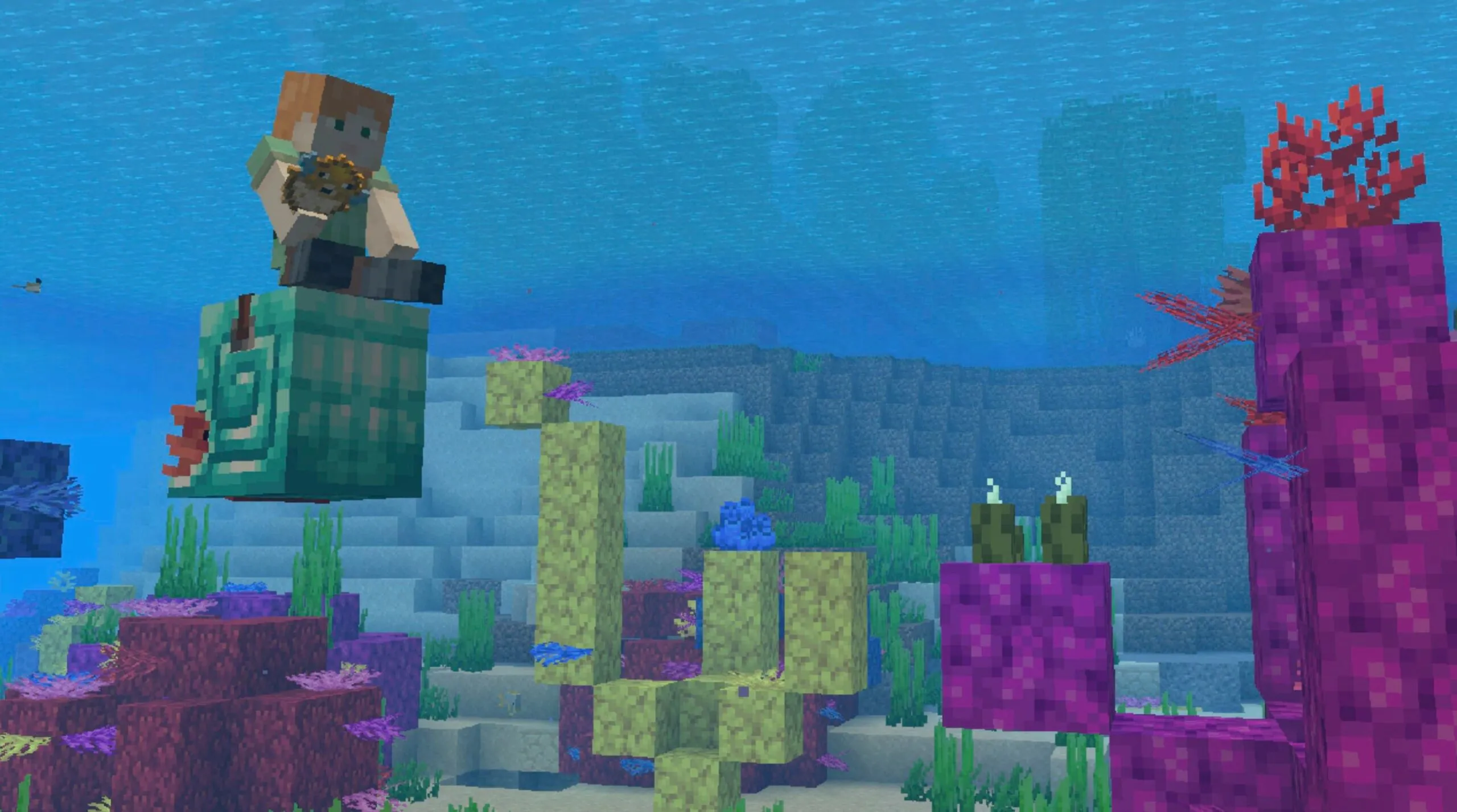 Ride Nautilus from Minecraft 1.21