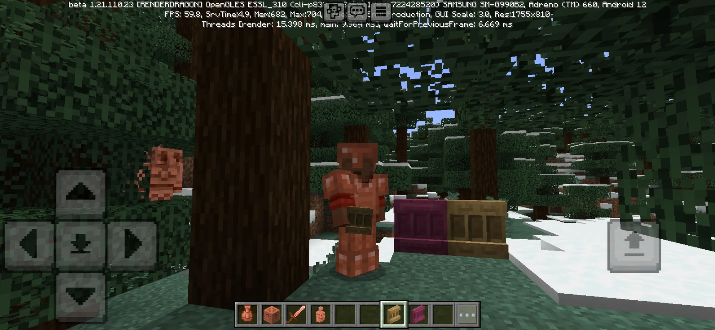 Shelf from Minecraft PE 1.21