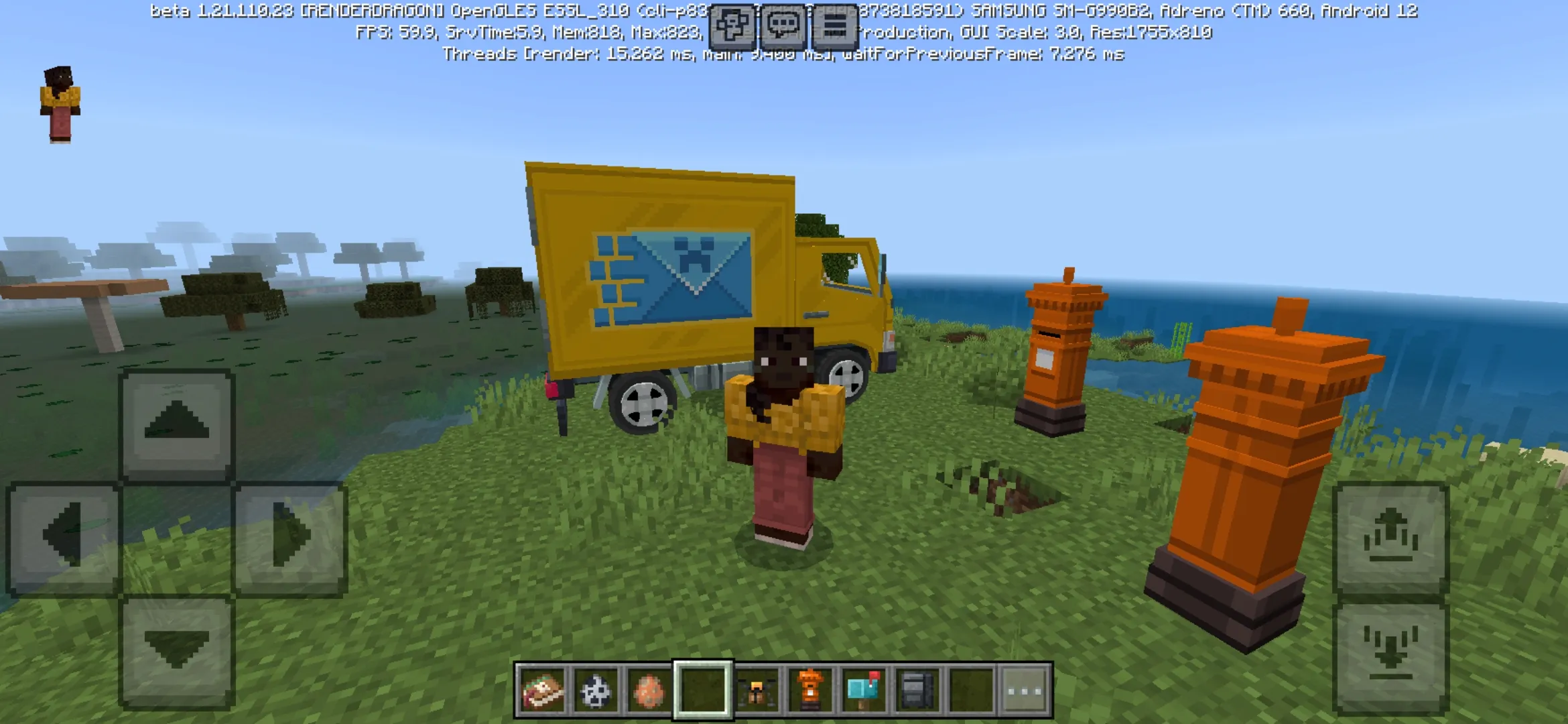 Shipping Mod for Minecraft PE
