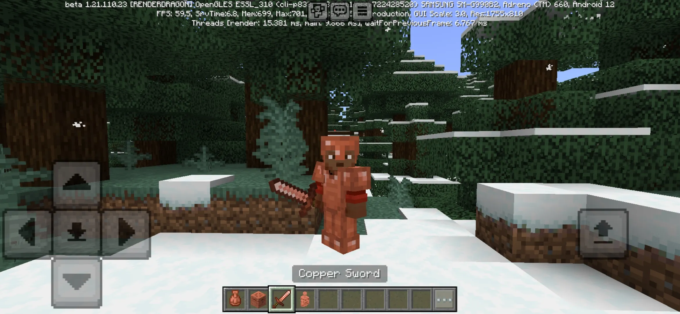 Sword from Minecraft PE 1.21