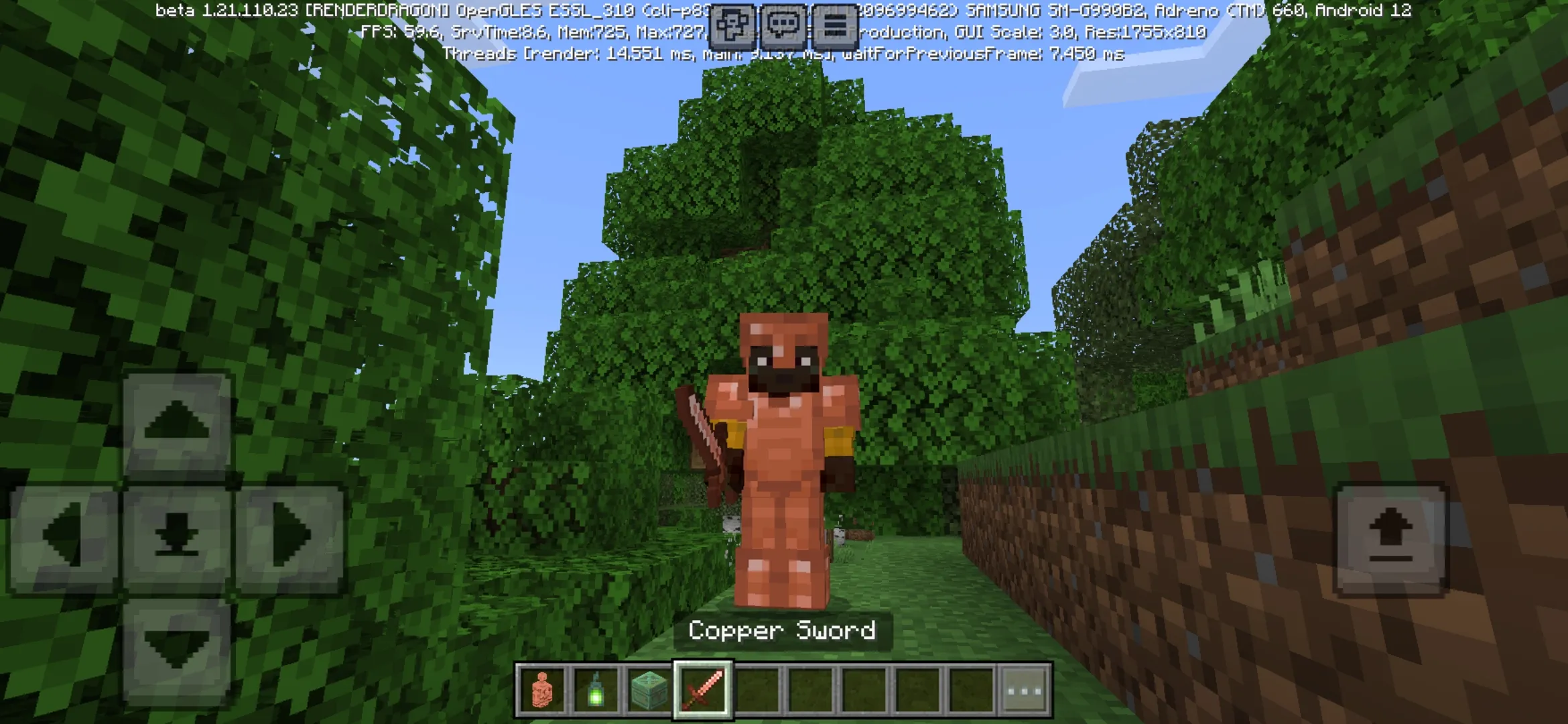 Sword from Minecraft 1.21