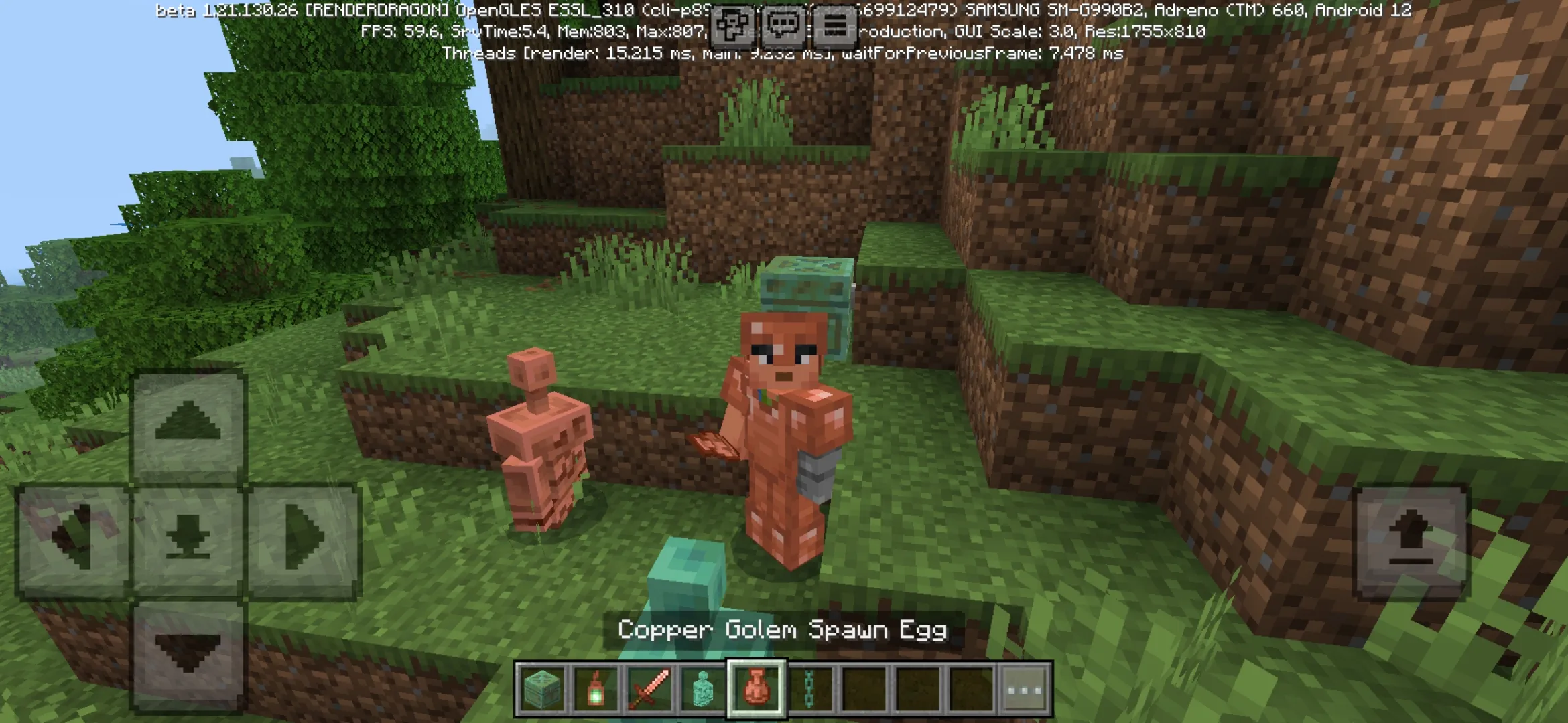 Golem from Minecraft PE 1.21