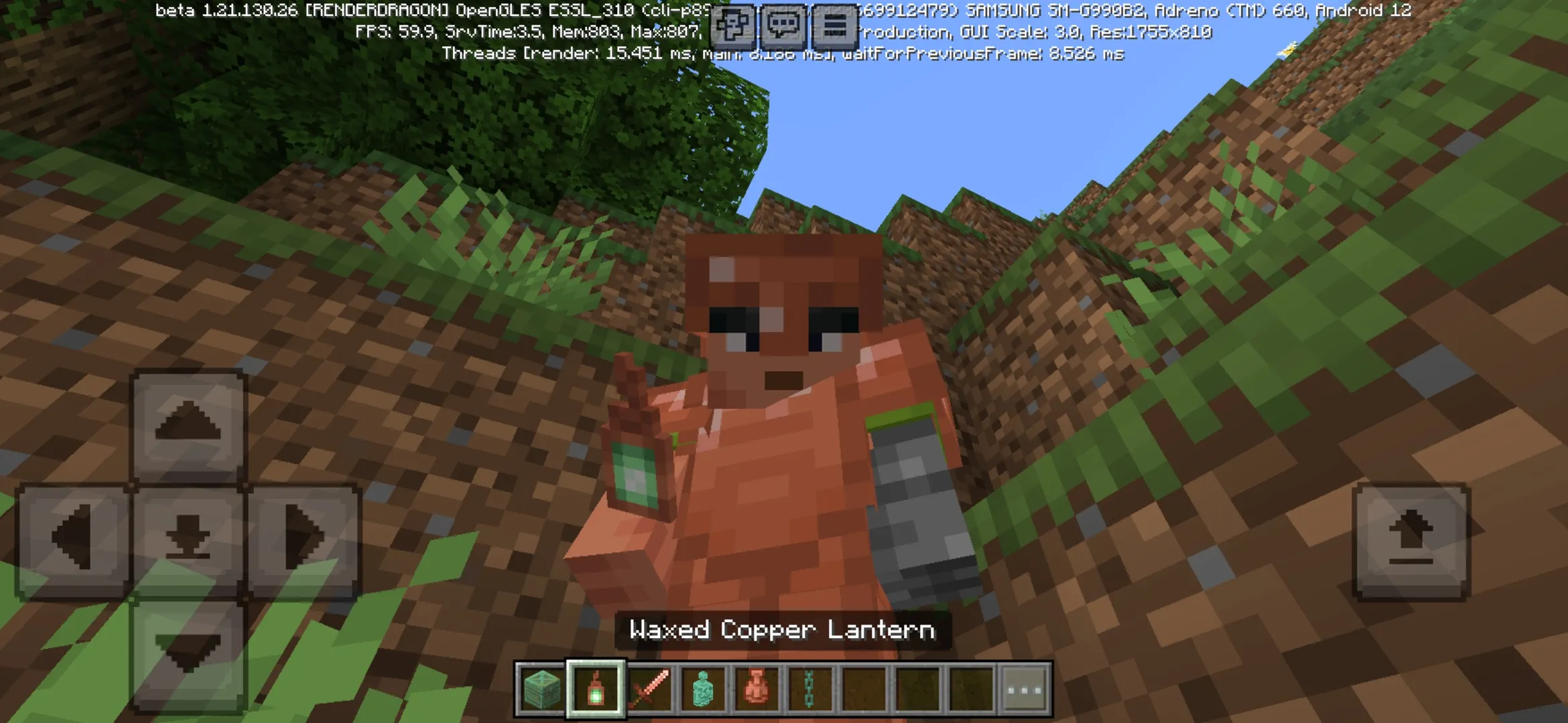 Lantern from Minecraft PE 1.21