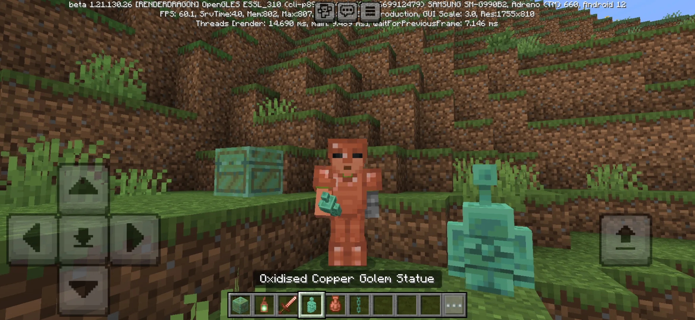 Statue from Minecraft PE 1.21